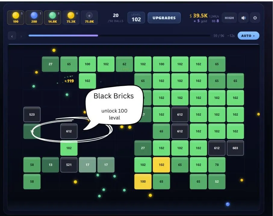 Black Bricks and Boss Bricks