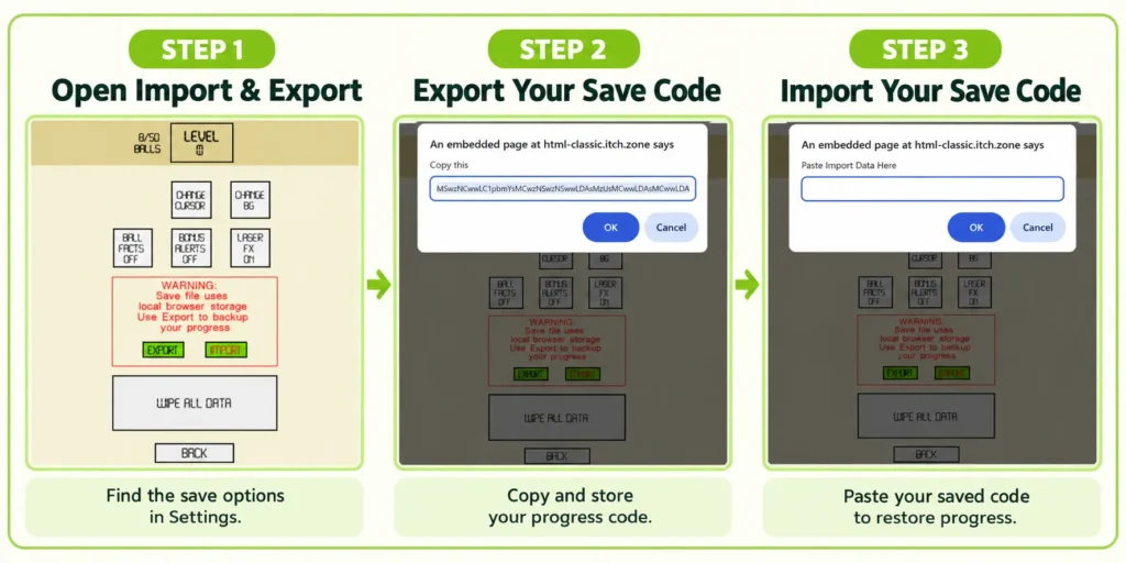 How to Export and Import